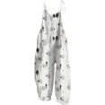 thumbnail image 1 of YUANGUANST Women's Wide Leg Pants Summer Jumpsuits For Women 2025 Printed Casual Sleeveless Comfy Loose Overalls Office Slacks, 1 of 4