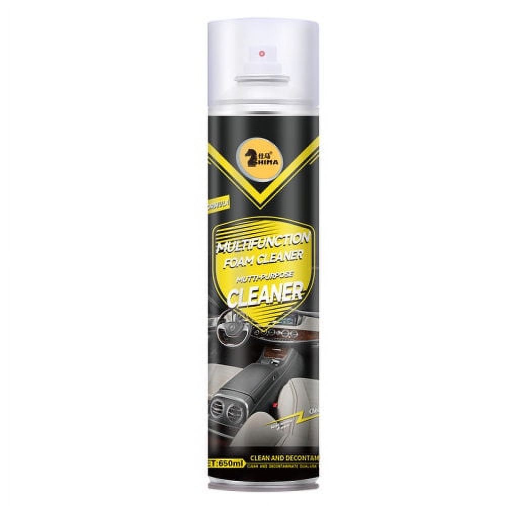 YUANGUI 650ML Car Foam Cleaner Spray, Multi Purpose Foam Cleaner, Deep