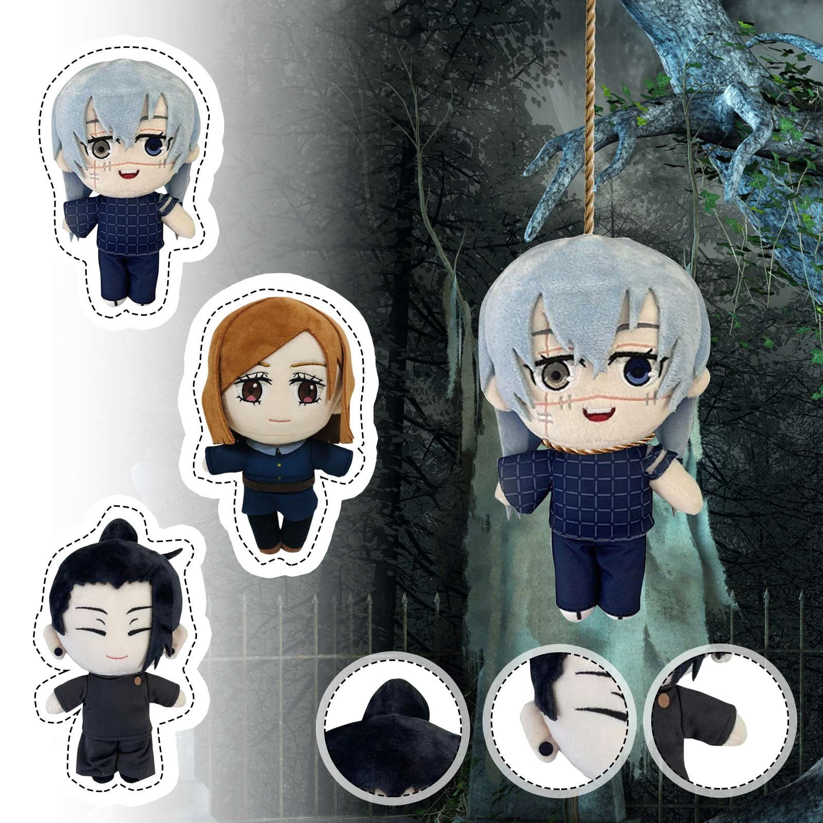 YUANGUI Jujutsu Kaisen, Anime Plush, Gojo and Geto Plush, Mahito Plush ...