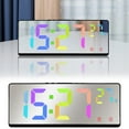 YUANSENF Electronic Clock Large Screen Temperature Display Desk Table