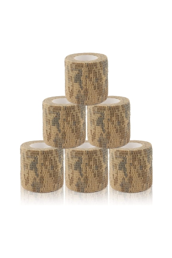 Self-Adhesive Protective Camouflage Tape, Colorful, 6 Roll