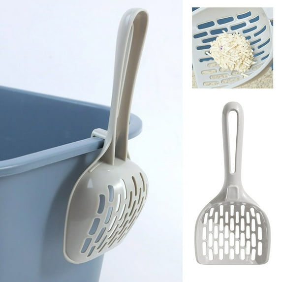 YUANZI Cat Litter Litter With Holder Litter Deep Shovel Ergonomic Handle Durable Plastic Litter To Cat Litter
