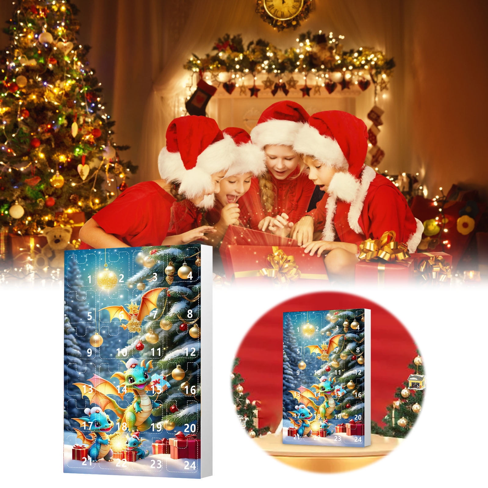 YUANZI Christmas Home Decorations 2024 Christmas Holiday Advent