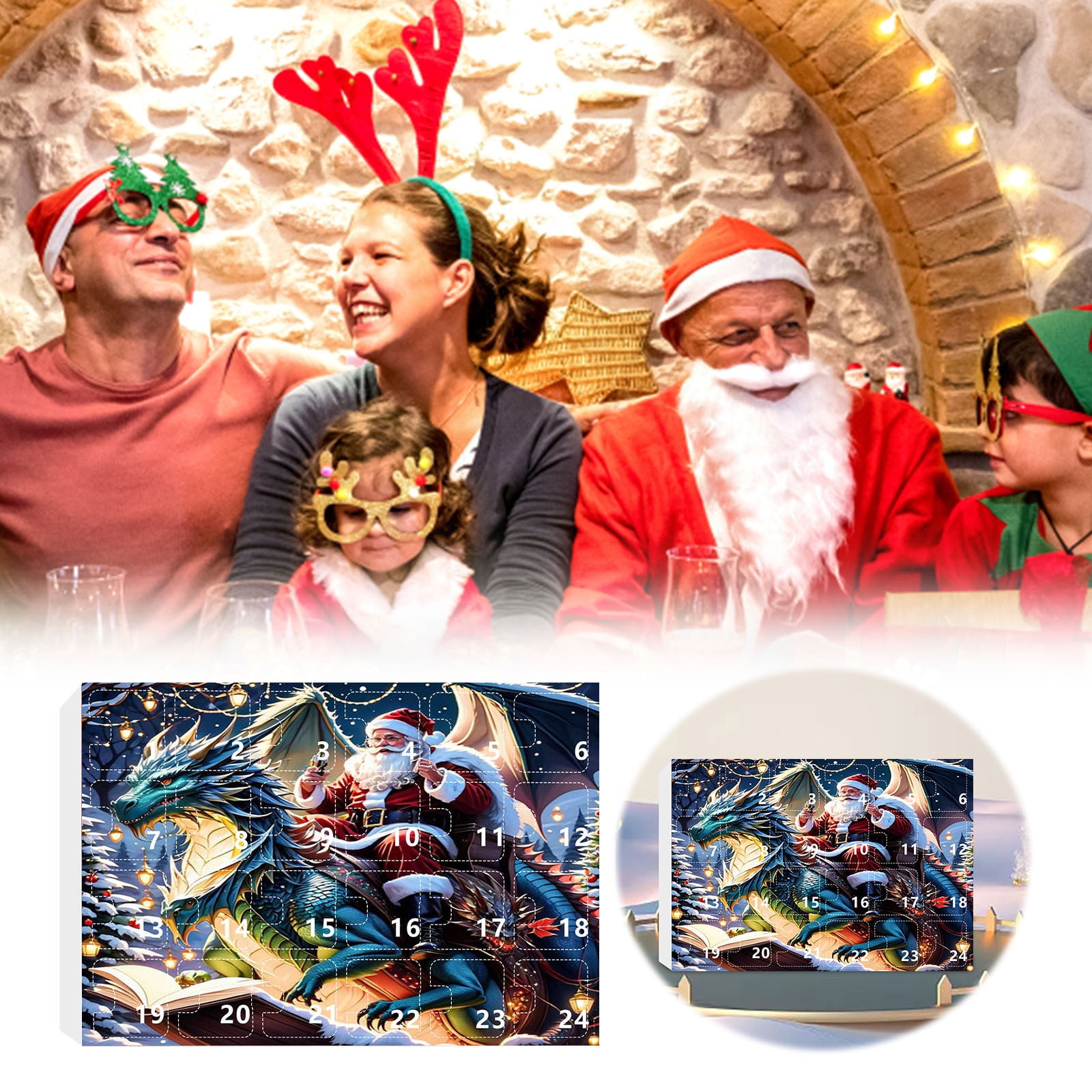 YUANZI Christmas Home Decorations 2024 Christmas Holiday Advent