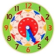 YUANZI STEM Toy Montessori Wooden Clock For Children, Toys With Hours