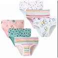 thumbnail image 1 of YUANxueke 6-Pack Cotton Underwear for Girls Cute Printed Hipster Panties Comfortable Breathable Briefs,2 Years, 1 of 4