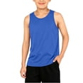 thumbnail image 1 of YUANxueke Boys & Girls Cotton Tank Top Sleeveless Undershirt Kids Casual Crew Neck T-Shirt Summer Cami Tank Workout T-Shirt for 1-11 Years, 1 of 7