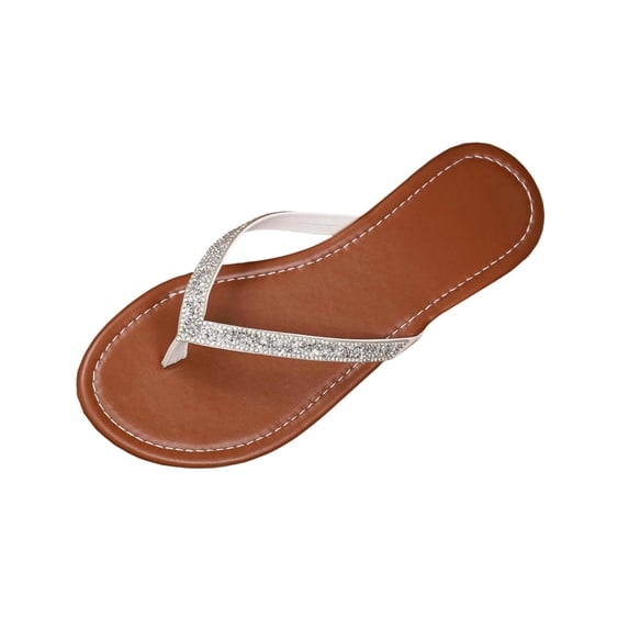 YUANxueke Flip Flops for Women Lightweight Non-Slip Beach Sandals Comfortable Summer Beach Flat Sandals Quick Drying Indoor Outdoor Shower Shoes
