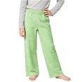 thumbnail image 1 of YUANxueke Girls Elastic Waist Pants Casual Striped Outdoor Straight Leg Soft Comfy Trousers for 4-16 Years, 1 of 6