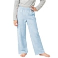 thumbnail image 1 of YUANxueke Girls Elastic Waist Pants Casual Striped Outdoor Straight Leg Soft Comfy Trousers for 4-16 Years, 1 of 6