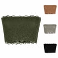 thumbnail image 1 of YUANxueke Women's Lace Bandeau Bra, Strapless Seamless Bralette, Push Up Crop Tube Top,Army Green,L, 1 of 4