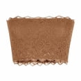 thumbnail image 1 of YUANxueke Women's Lace Bandeau Bra, Strapless Seamless Bralette, Push Up Crop Tube Top,Khaki,XXL, 1 of 4