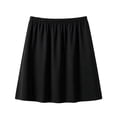 thumbnail image 1 of YUANxueke Womens Half Slip Elastic Waist A-Lined Sleep Underskirt Soft Comfy Pajama Skirts, 1 of 5