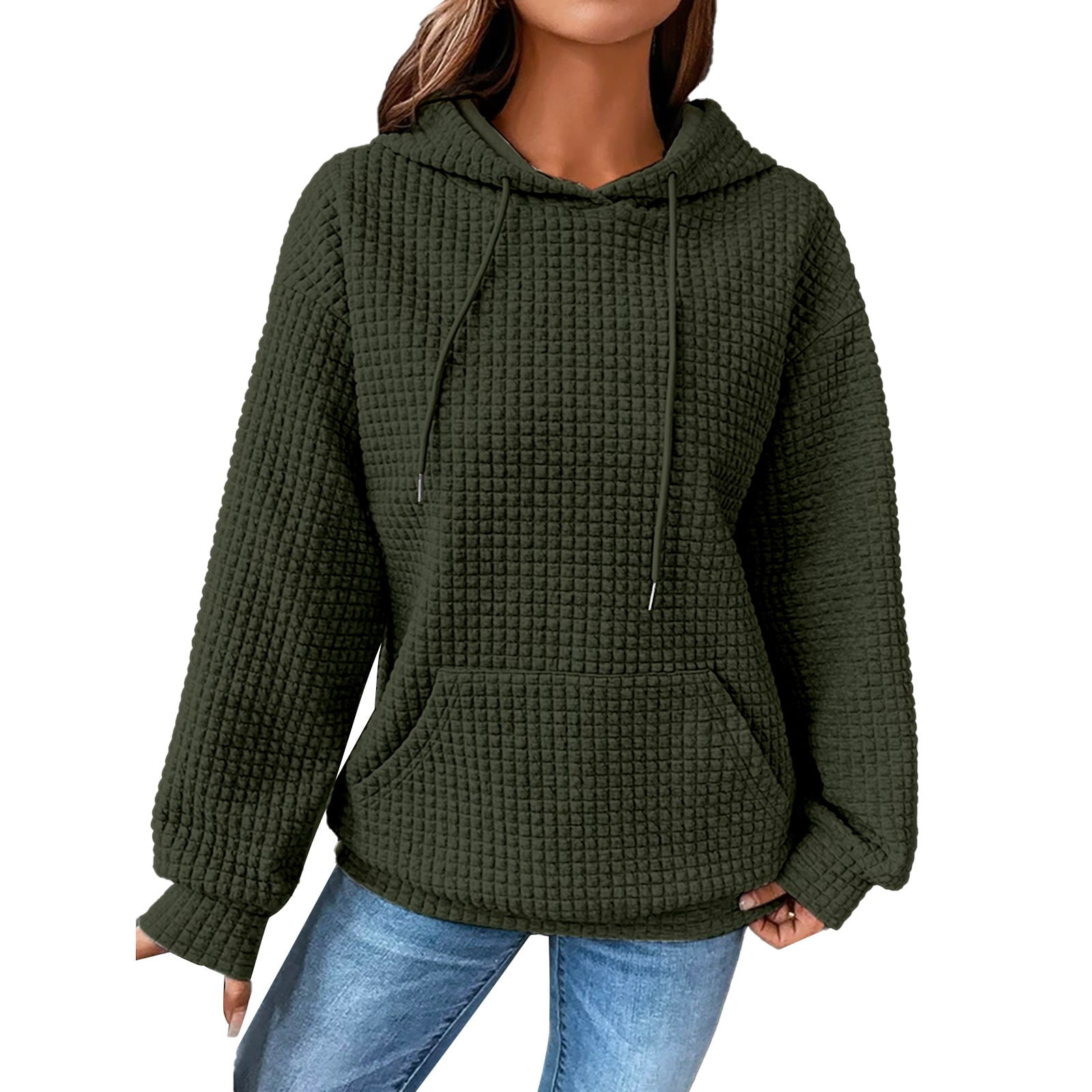 YUARESTAR Crewneck Sweatshirts Women s Oversized Sweatshirt Crew Neck Long Sleeve Shirts Black Sweatshirt Print Sweatshirt Oversized Zip up Hoodie Crewneck Sweatshirts Women Sale Clearance Items Walma...