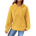 YUARESTAR Essentials Hoodie Womens Casual Crewneck Sweatshirt Long