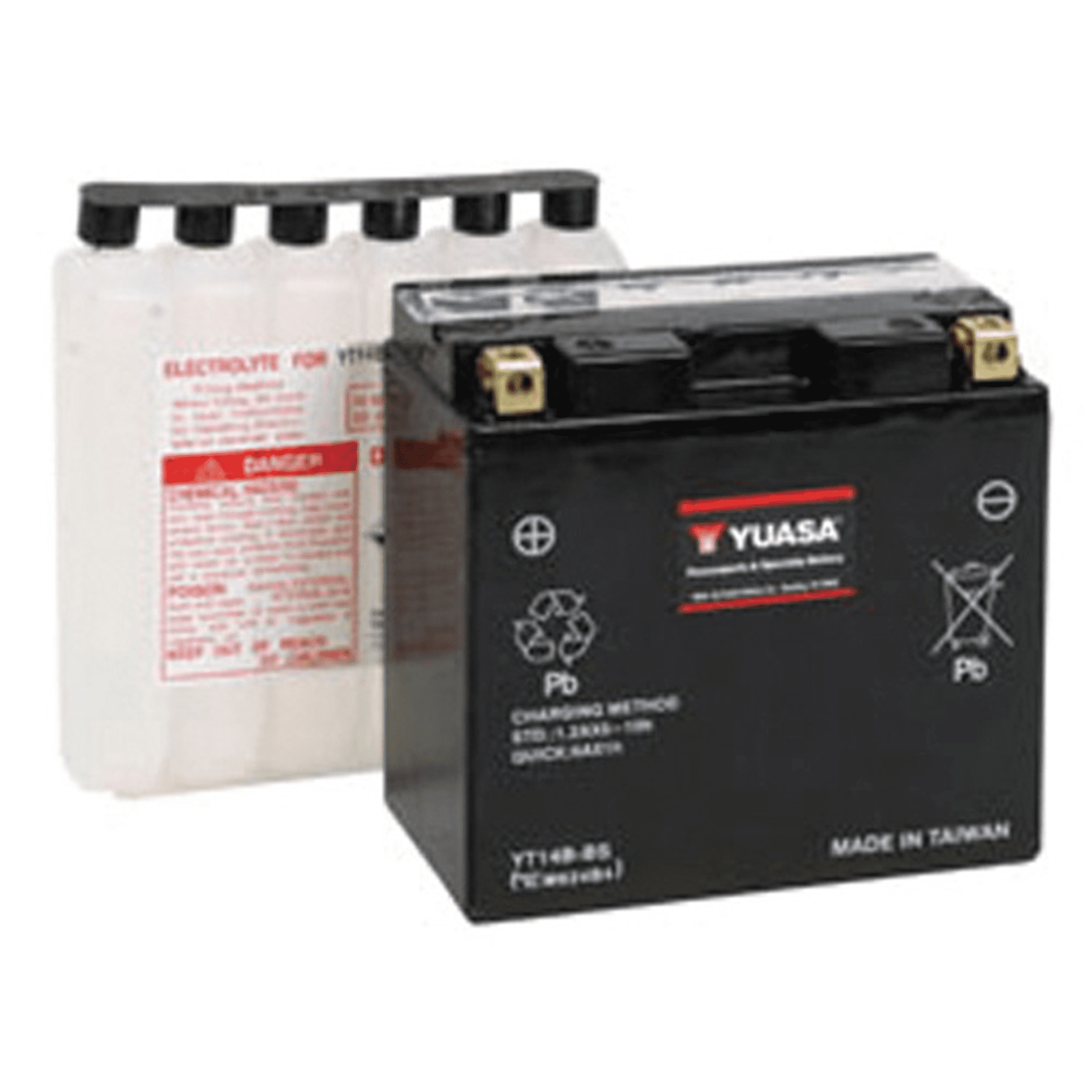 YUASA YT14B-BS MAINTENANCE FREE 12 VOLT BATTERY