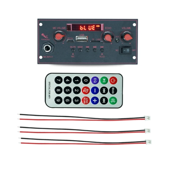 YUASDGCK Amplifier Board 2 X 10W Bluetooth Mp3 Decoding Board Trolley Audio Player Car Bluetooth Module Replacement Parts B