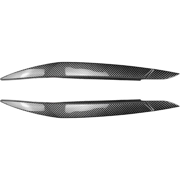 zuzengstory Car Headlights Eyebrows Eyelids Decor Lamp Trim For BMW X6 X6M E71 E72 2008-2014