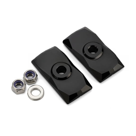 YUASDGCK Chain Adjuster Swingarm End Cap Compatible With Ninja 400 FOR Ninja400 300 250r 250sl Z400 Z250 Z300 300 250 Rear Fork Cover