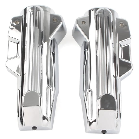 YUASDGCK Chrome Motorcycle Lower Fork Covers for Harley Electra Street Road Glide King 2014-2022