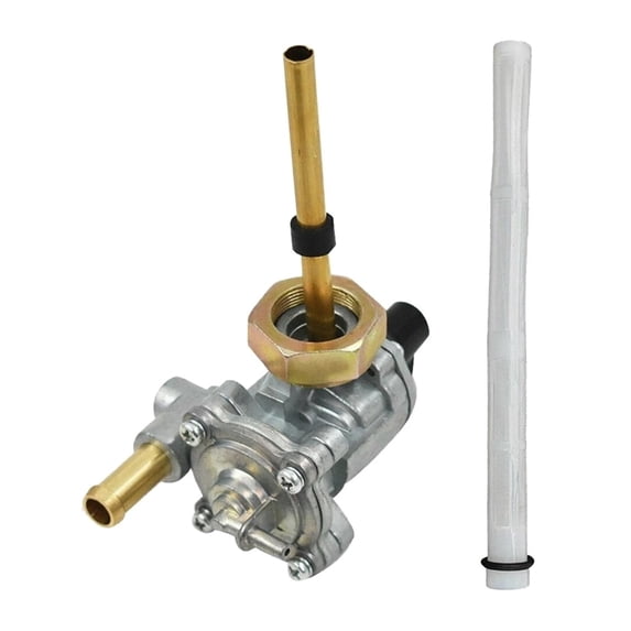 YUASDGCK Fuel Gas Tank Petcock Valve Switch/Fit for Honda Shadow Spirit Aero 750 VT750C 2007-2009 16950-MEG-023 Fuel Valve Petcock Tank Switch(Silver)