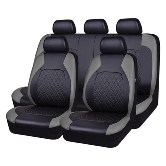 YUASDGCK Full Set Car Seat Covers for Mercedes Benz C300 C205 C250d W205 C350e W205 Leather Waterproof Durable All Weather Full Coverage Protects Interior Accessories