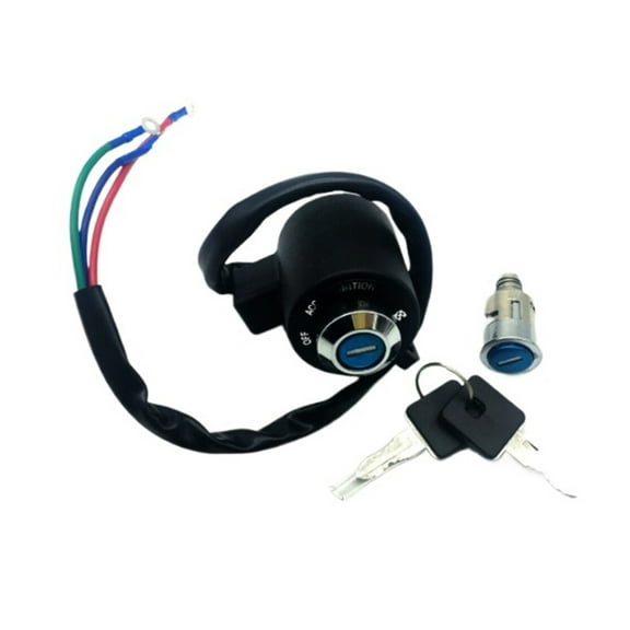 YUASDGCK Motorcycle Ignition Switch Lock Gas Cap Lock Cylinder Keys for Harley for Sportster 883 XL 883 1995-2003, Chrome