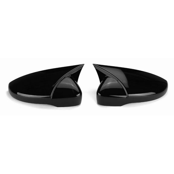 TRIFUNESS Side Mirror Cover Cap for Volkswagen for Jetta 2011-2017 for Passat B7 2011-2014 Car Rearview Side Mirror Cover Sticker Wing Cap Exterior Door Case Trim(Gloss Black)