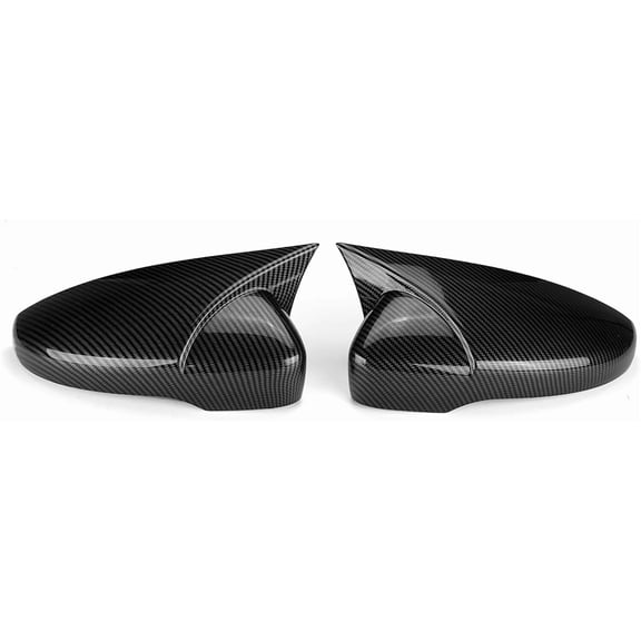 YUASDGCK Side Mirror Cover Cap for Volkswagen for Jetta 2011-2017 for Passat B7 2011-2014 Car Rearview Side Mirror Cover Sticker Wing Cap Exterior Door Case Trim(Carbon)