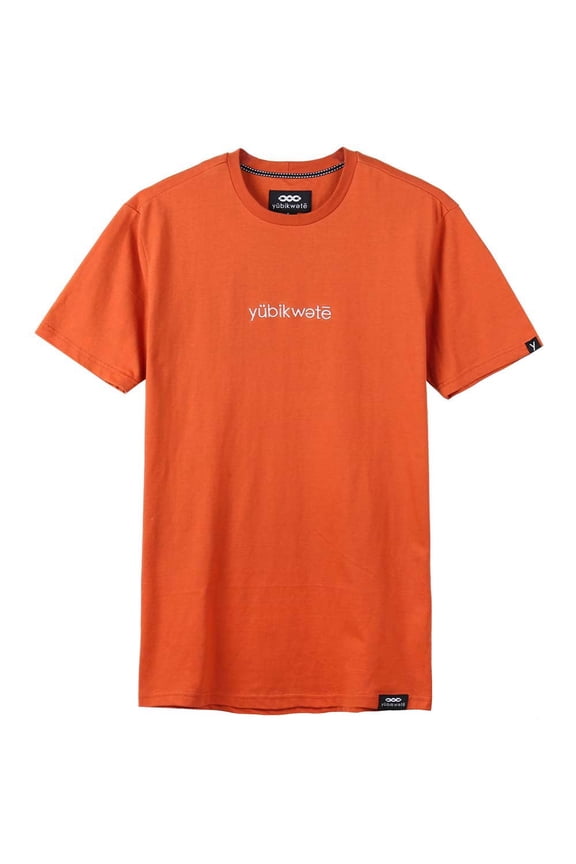 100% Cotton Men's Solid Color T-Shirt with Stylish Logo Simple Look Tee