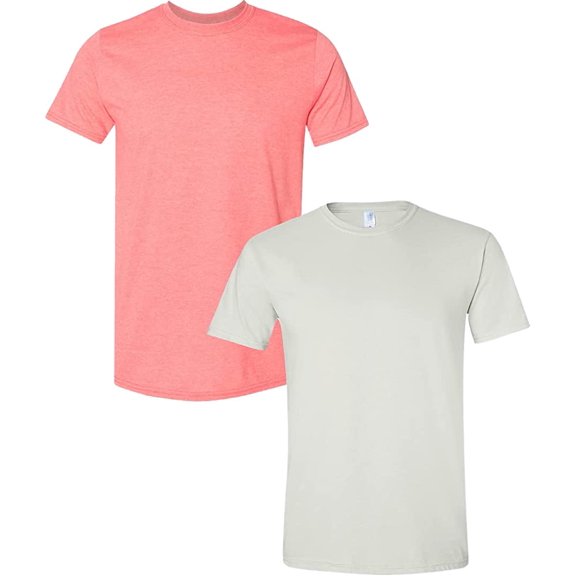 Beautiful Giant Men's Softstyle Cotton T-Shirt, Style G64000, 2-Pack