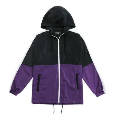 YUBIKWETE Men's Full Zip Lightweight Windbreaker Jacket, Sizes S-3XL