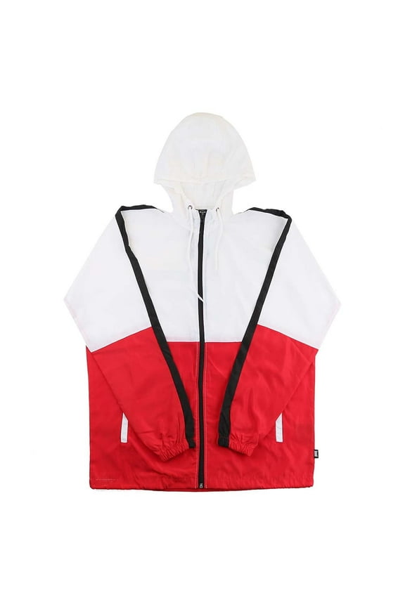 Men's Full Zip Lightweight Windbreaker Jacket, Sizes S-3XL