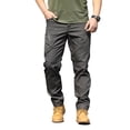 thumbnail image 1 of YUBIKWETE Men's Lightweight Tactical Cargo Pants Stretch Multi Pocket Outdoor Hiking Work Trousers, 1 of 7