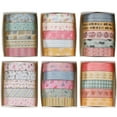 thumbnail image 1 of YUBX Cute Washi Tape Pack 30 Rolls Kawaii Colors Masking Decorative Tapes, 1 of 6