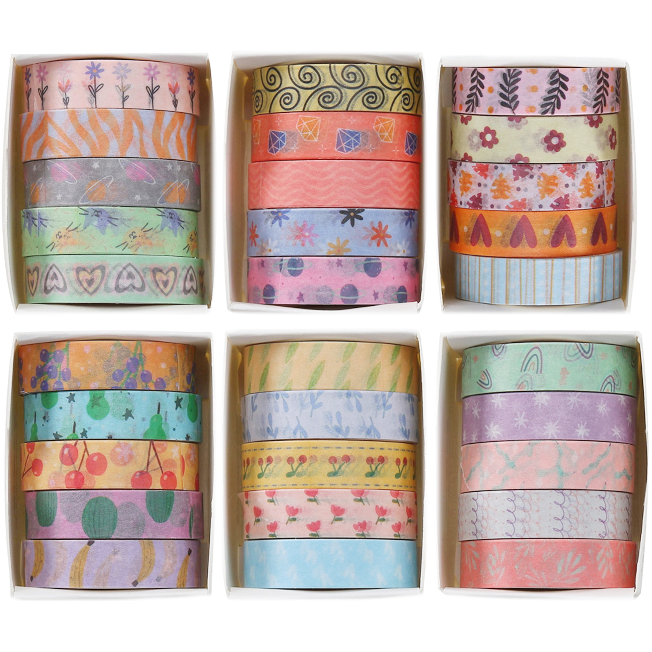 ファッション人気ブランドランキング Tape Washi Cute YUBX Pack Masking Colors Sweety Rolls 30 パンツ