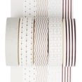 thumbnail image 1 of YUBX Dot Line Washi Tape Set 5 Rolls Creative Basic Skinny Decorative Tapes, 1 of 6