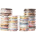 thumbnail image 1 of YUBX Exrta Slim Washi Tape Set Random Patterns 80 Rolls+ Bundle Gold Foil Decorative Tapes, 1 of 8