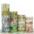 thumbnail image 1 of YUBX Mountain Village Washi Tape Set 17 Gold Foil Masking Painting Decorative Tapes, 1 of 9