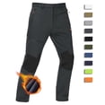 thumbnail image 1 of YUCOLEN Men's Fleece Lined Ski Snow Pants Water Resistant Winter Outdoor Pants with 4 Zip PocketsDark Gray 30, 1 of 7