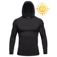 thumbnail image 1 of YUCOLEN Men's UPF 50+ Long Sleeve Active Hoodie Shirts Sun Protection Lightweight Quick Dry Sport Tops Black S, 1 of 6