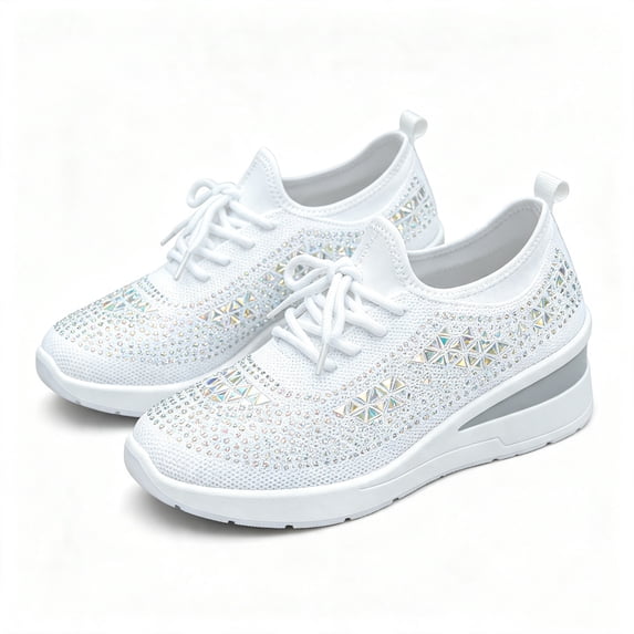 YUDAI Ladies' mesh breathable casual shoes, suitable for walking, daily wear, the best gift for your lover
