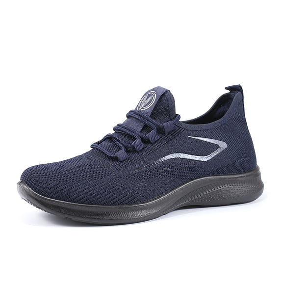 YUDAI Men's Slip-On Walking Shoes – Non-Slip, Breathable Mesh Sneakers for Gym, Workout & Everyday Wear
