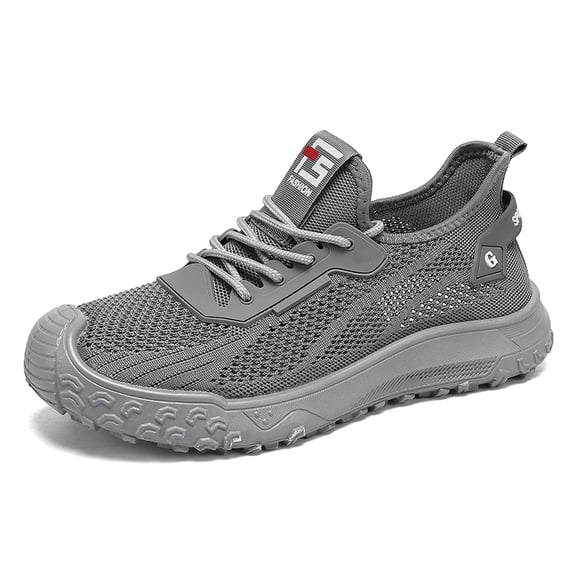 YUDAI Men's Slip-On Walking Shoes – Non-Slip, Breathable Mesh Sneakers for Gym, Workout & Everyday Wear