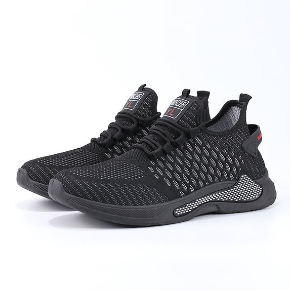 YUDAI Men's Slip-On Walking Shoes – Non-Slip, Breathable Mesh Sneakers for Gym, Workout & Everyday Wear