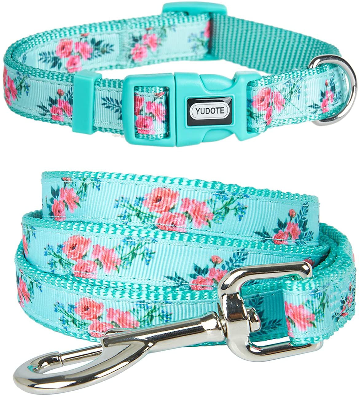 Fashionable Florals: Personalized Collar And Leash Set – CurliTail