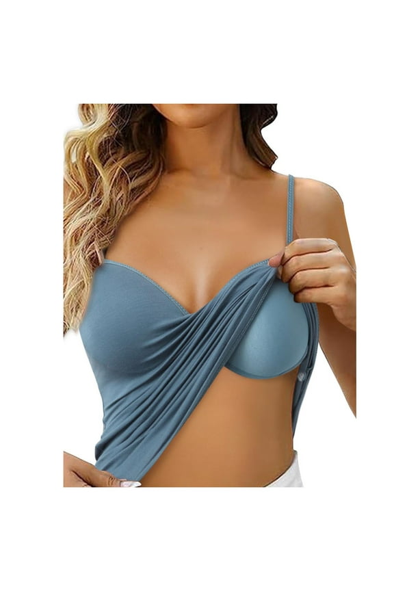 Built In Bra Tank Tops for Women Plus Camisole Tops for Women with Bra Built In Sports Bra Builtin Bra Tank Top Beach Tank Tops for Women 2025 Lingerie with Push Up Bra Built In Cami Shelf Bra