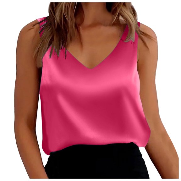 YUDTA Camisole Tops for Women Satin Strap Camisole Sexy Sports Adjustable Strap Tank Tops for Women Camisoles for Women 2025 Cami Tops for Women Cami with Built In