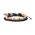 thumbnail image 1 of YUEHAO Accessories Bracelets Bracelet Adjustable Boho Surfer Bracelet For Men Women Thin String Rope Handmade Beach Bracelet Colorful Bracelet Bohemia Bracelet G, 1 of 3