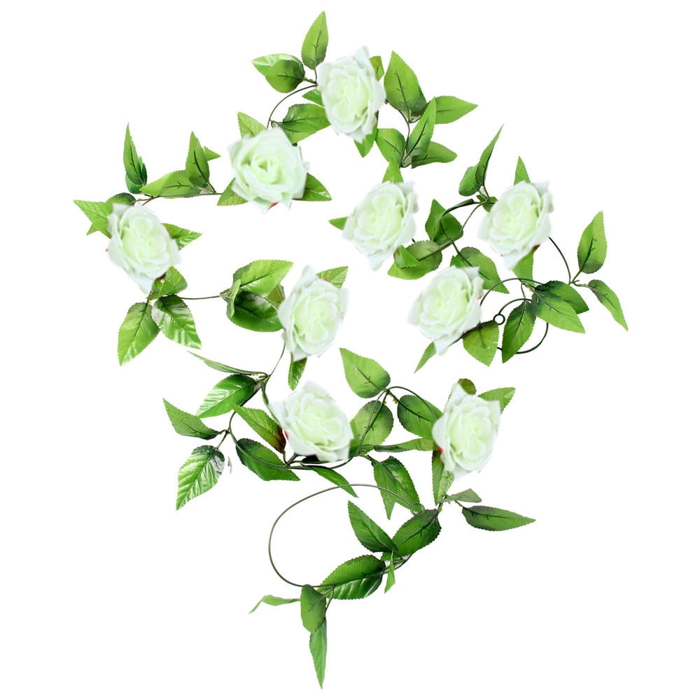 YUEHAO Artificial Flowers Clearance 1X 8 Ft Artificial Silk Rose Flower